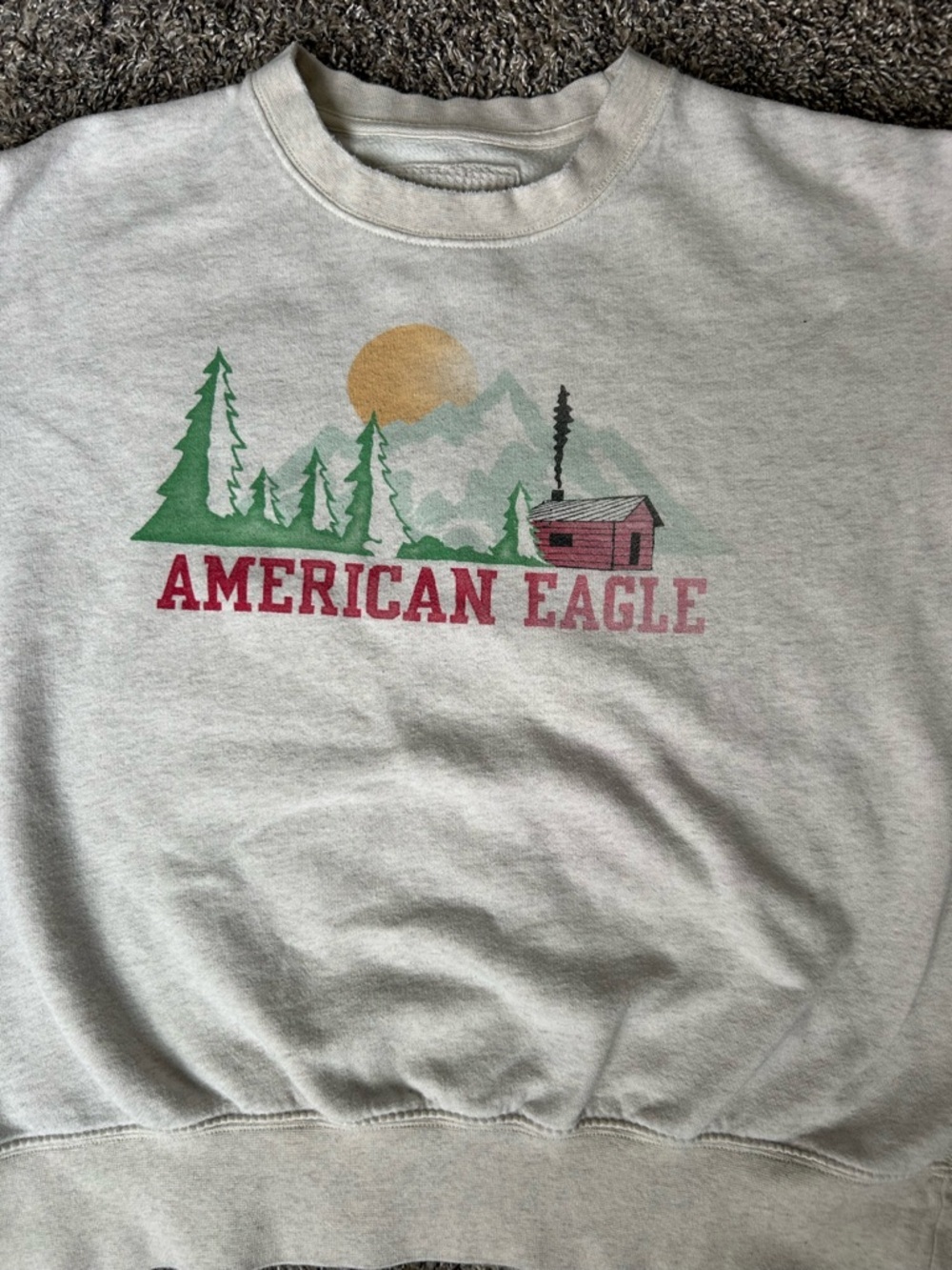 American Eagle Women’s Cabin Cote Sweatshirt size XS-S - Picture 2 of 3